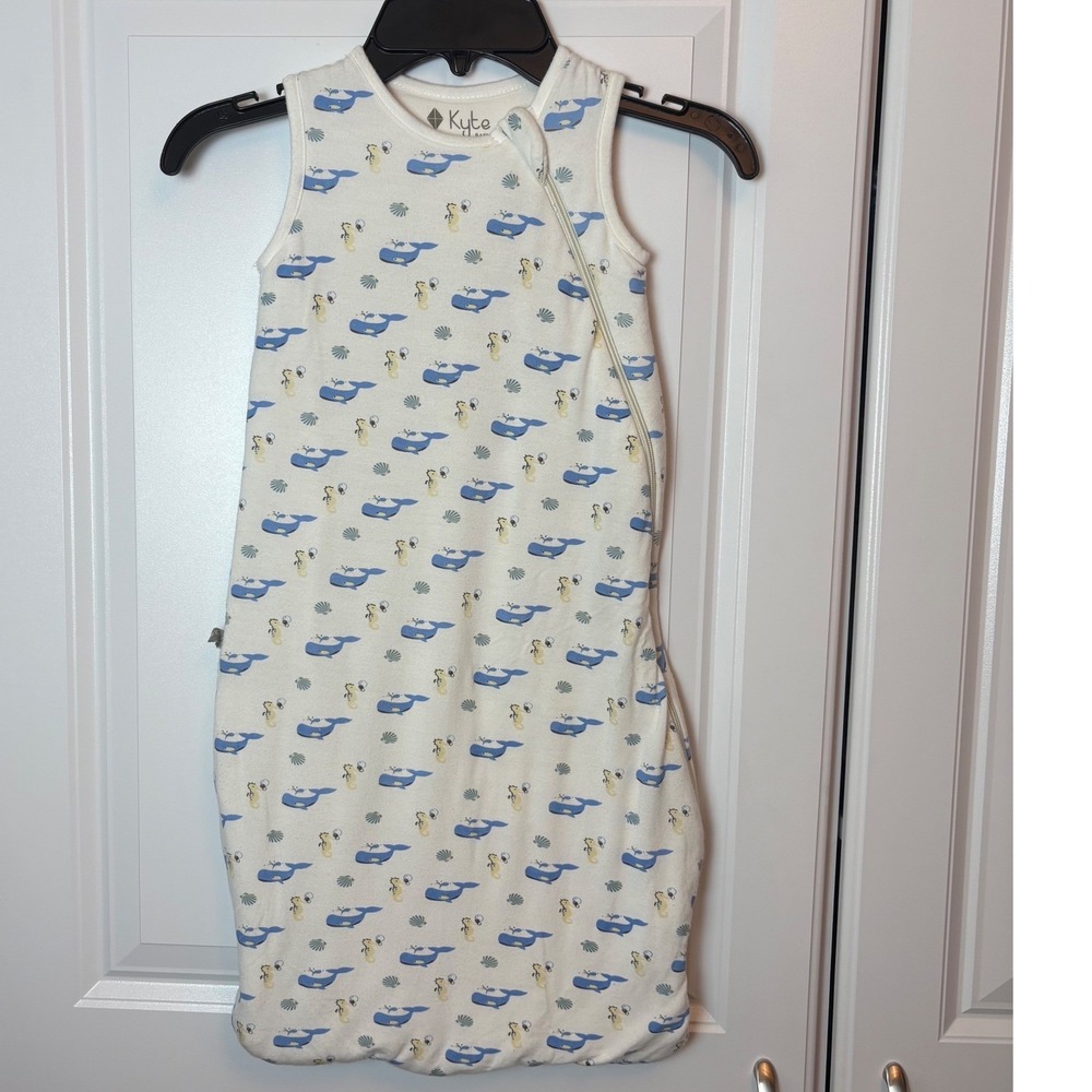 Kyte Baby Sleep Sack 1.0 Tog Size 0-6 Months Whale Print